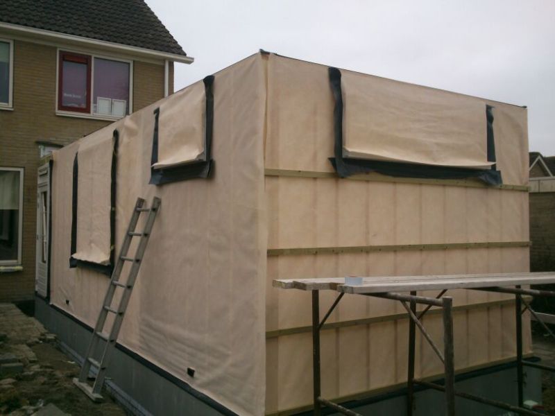 Aanbouw woning